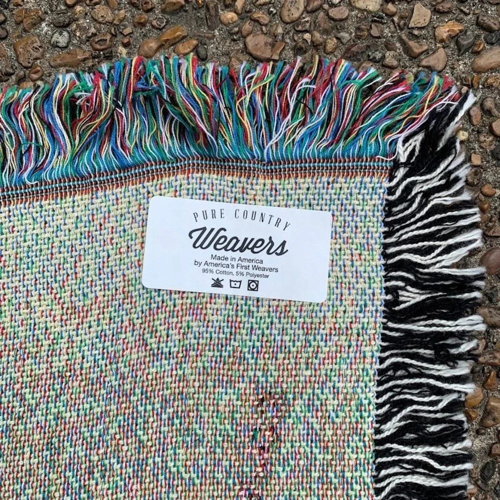 Charles Wysocki‎ Antique Store Quilts Village Home Woven Blanket Throw Tapestry